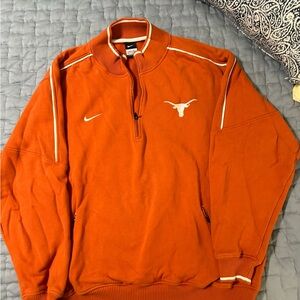 Texas Longhorns mens XXL Nike Pullover 1/4 zip